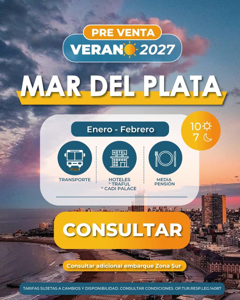 MAR DEL PLATA VERANO 2027